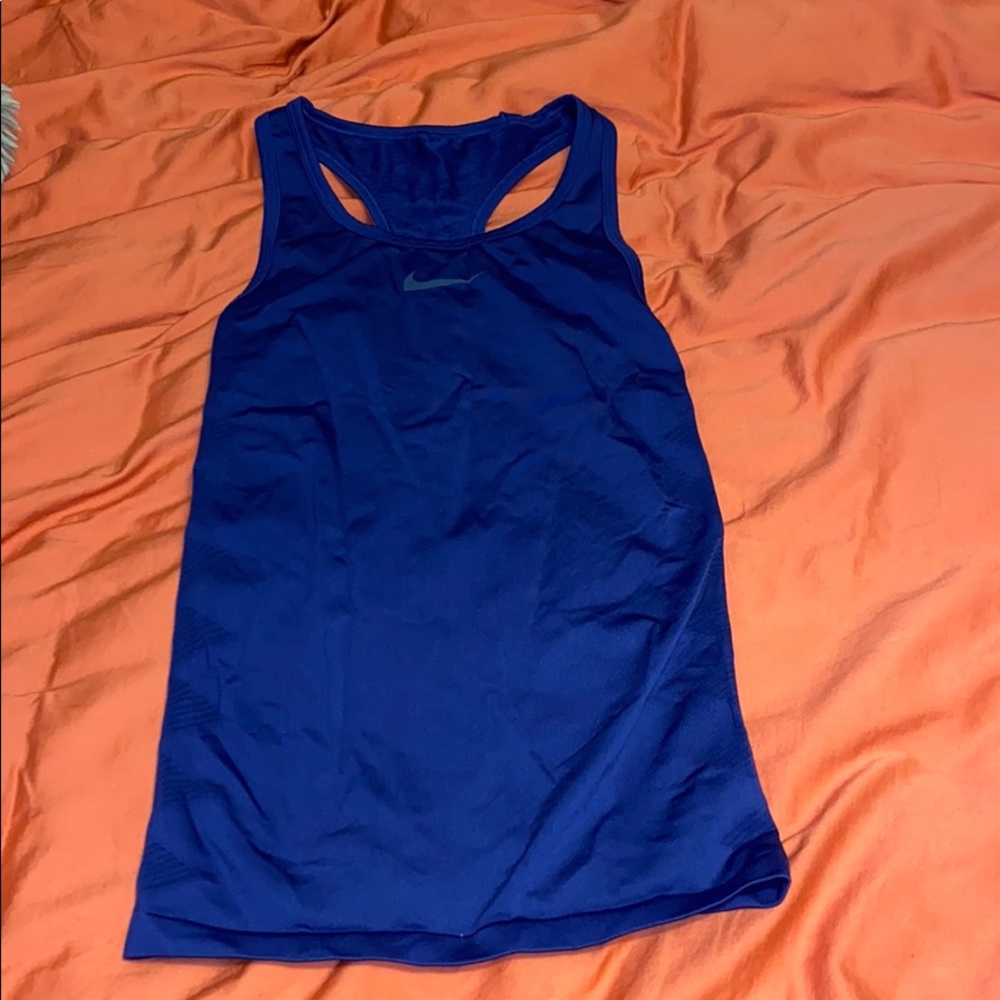 Navy Blue Woman’s Nike Workout Tank Top